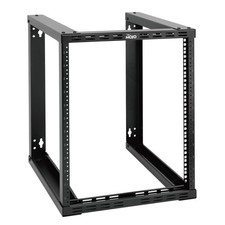 12U Wall Mount Rack, Wall Mount Network Rack 15.8in Depth, Open Frame Server ...
