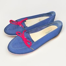 Keds Women s Grasshoppers Canvas Boat Shoes Navy/Red Size 6.5M Summertime
