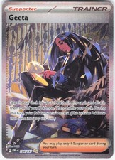 Geeta 226/197 Obsidian Flames Special Illustration Rare Holofoil Pokemon NM