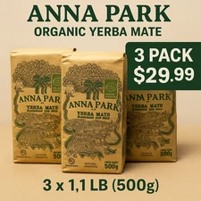ORGANIC Yerba Mate Anna park  +3 Pounds