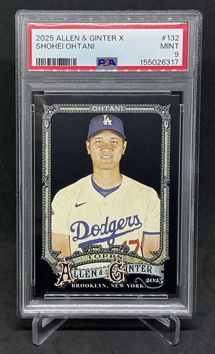 2025 Topps Allen & Ginter X - Shohei Ohtani #132 Dodgers MVP PSA 9 Mint