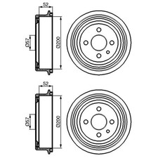 Tambour de frein Opel MANTA