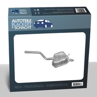 Auspuff Endtopf für Skoda Octavia II + Combi