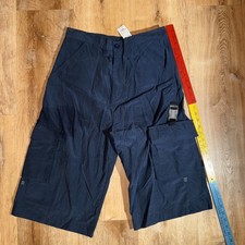 VTG ODO 90s Y2K Interstate Baggy Fit Rave Skater Cotton Nylon Shorts Size 30