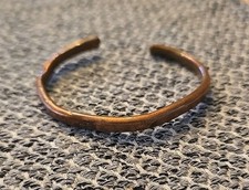 Vintage Solid Copper Cuff Bracelet For Women and Men Primitive Bangle
