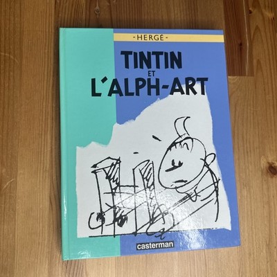 Comics Tintin And L'Alph-Art / Hergé - Cutouts Graphics And Dialogues - Eo 1986