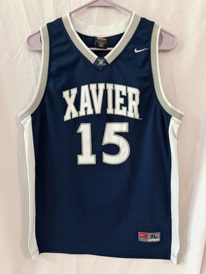 Nike Team Xavier Musketeers NCAA Basketball Jersey Kid's Youth Size XL