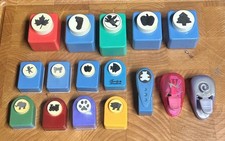 LOT OF 16 Crafting Paper Punch Lot Family Treasures, All Night Media, EK More