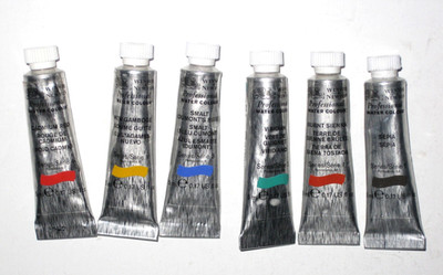 6 Lot Winsor & Newton Professional Artist Watercolor paint 5ml tubes ~ Free Ship