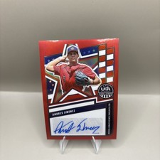 2026 Panini Stars & Stripes Prizm Andres Jimenez Red Prizm Auto /99 #NTS-AJ