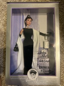 DAMAGED BOX/DOLL NEW Audrey Hepburn Breakfast at Tiffany's Barbie 1998