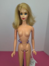 12  Vintage Mattel Barbie Doll 1960's Original TNT Blonde Flip Nude Lashes G2
