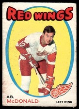 1971-72 O-Pee-Chee VTG OPC Hockey Ab McDonald Detroit Red Wings #134