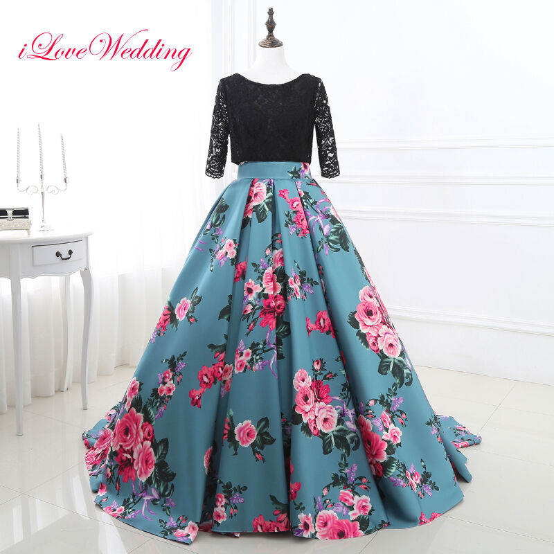 formal floral dresses for weddings