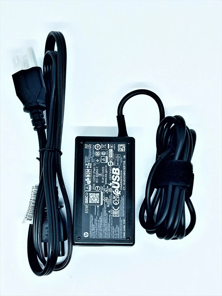 NEW Genuine OEM AC Power Adapter Charger for HP EliteBook 855 G7 - Image 3 of 4