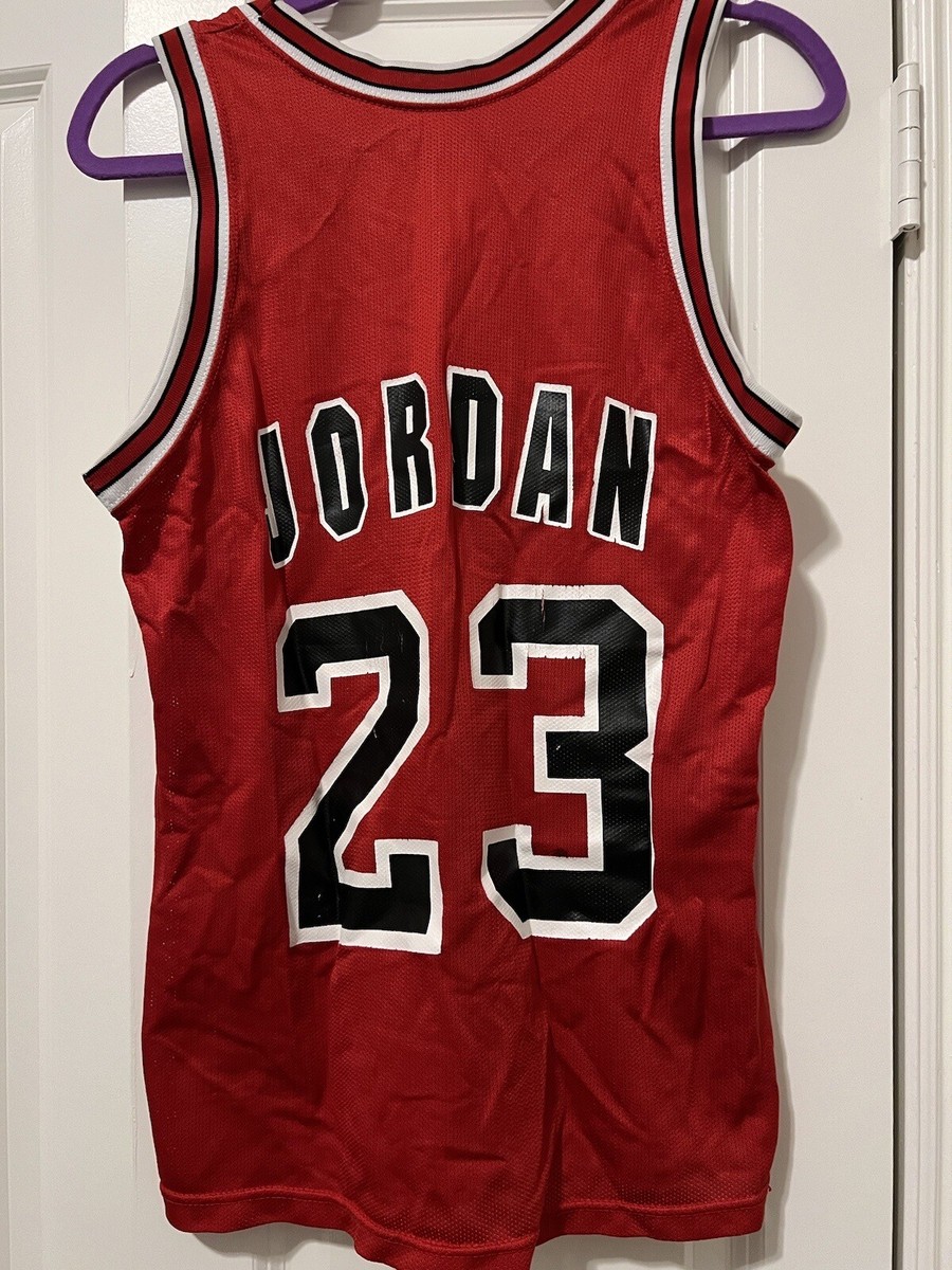Vintage 80s NBA Sand Knit Chicago Bulls Michael Jordan #23 Jersey