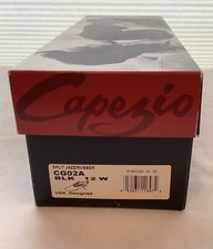 Capezio CG02A Adult 12 W Black Lace Up Split Sole Jazz Shoe