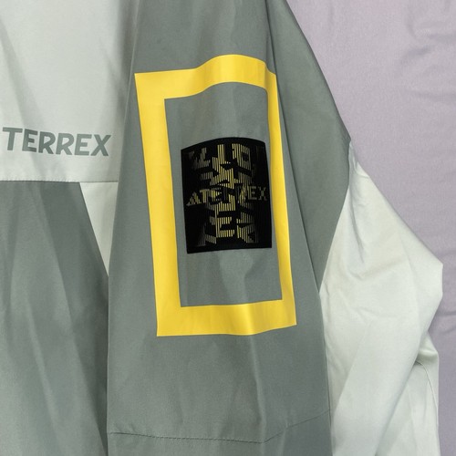 260 $ Adidas National Geographic Windstopper Terrex Kapuzenjacke Colorblock 2X - Bild 7 von 17