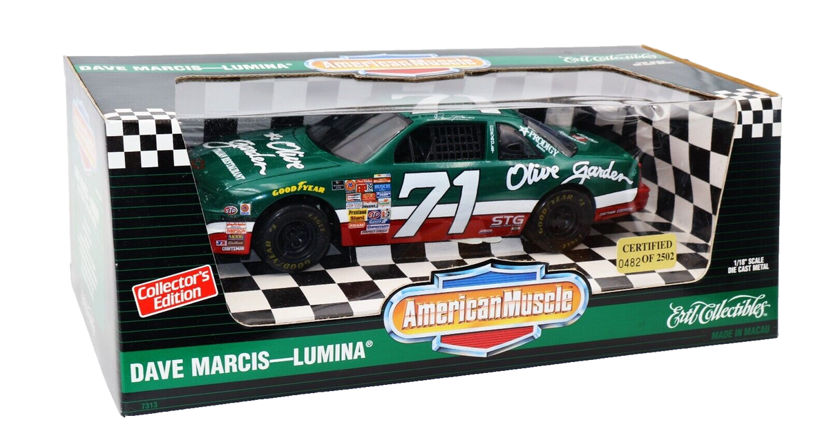 Dave Marcis #71 Olive Garden Lumina Diecast Race Car Ertl 1:18