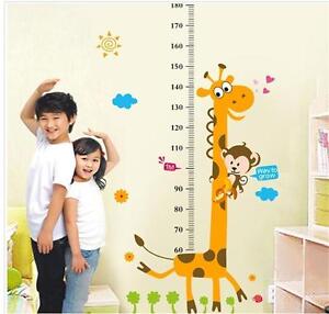 Giraffe Height Measure Growth Chart