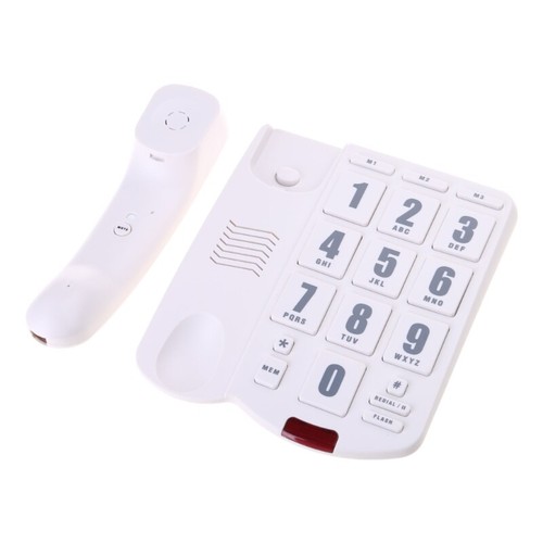 PK3000 Duży przycisk Telefon stacjonarny Telefon stacjonarny - wzmocniony dźwięk - Zdjęcie 3 z 10