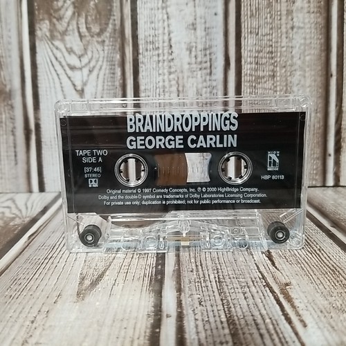 George Carlin - Brain Droppings (Cassette, 2000) Tapes 1 and 2 HighBridge Comedy - Picture 9 of 11