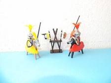 Playmobil tournament knights from set 3265 in good condition suits 3666