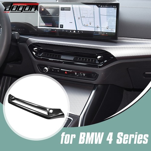 Dry Carbon For BMW i4 G22 G23 M4 2025+ Dash Air Condition Outlet Vent Bezel Trim - Foto 1 di 13