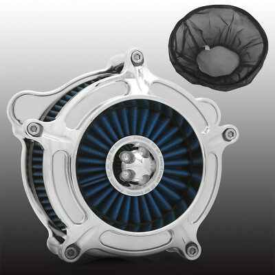 Chrome Air cleaners filter For Harley Touring M8 road king Softail 107 114 17-up