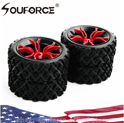 4X 1:10 RC Rubber Rally Tires&Wheel Rims Kit 12mm Hex For HSP HPI Road Model Car 4X 1:10 RC Rubber Rally Tires&Wheel Rims Kit 12mm Hex For HSP HPI Road Model Car