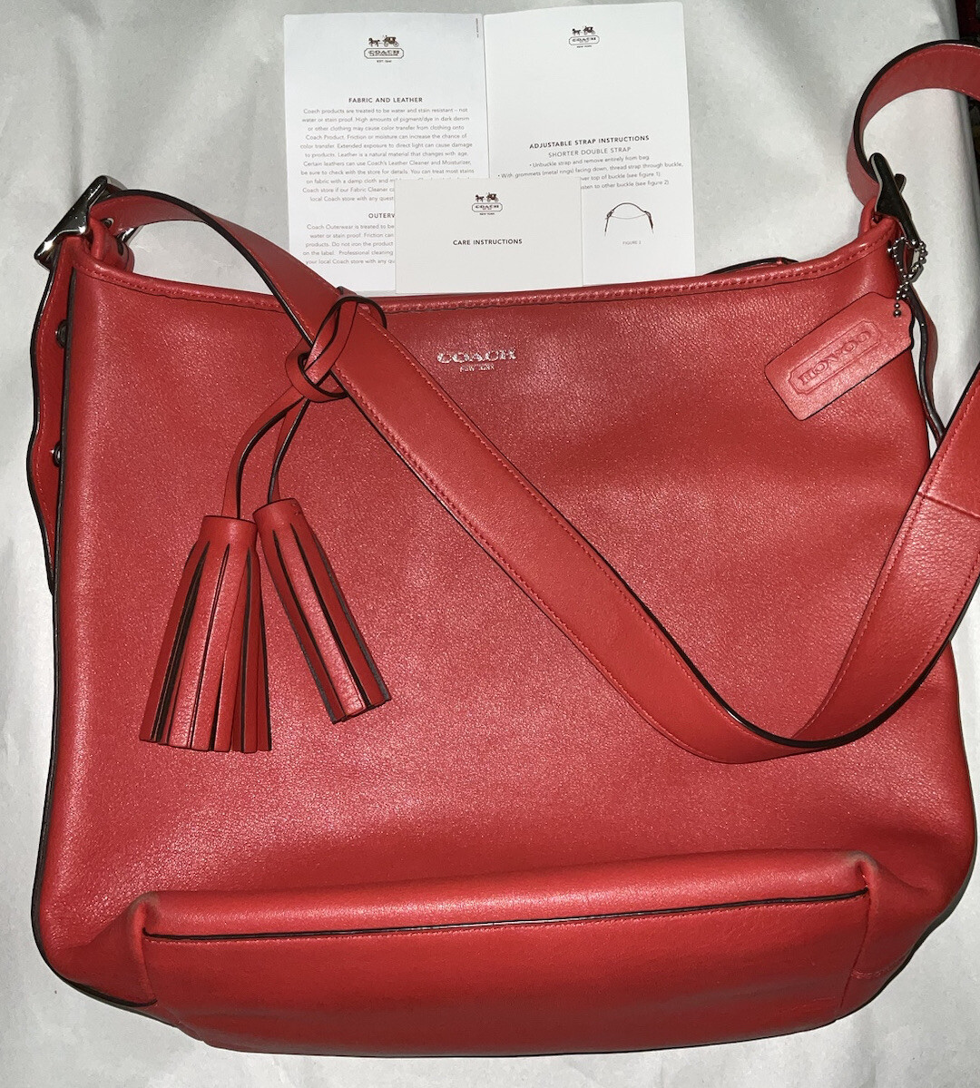 Coach Legacy Duffle Hobo Leather Bag D1293-19889 Crossbody