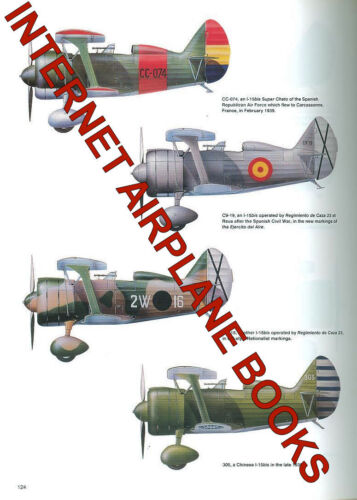RED STAR 6 POLIKARPOV BIPLANE FIGHTERS I-15 I-152 CHATO I-153 CHAIKA RUSSIA SPAI - Picture 3 of 4