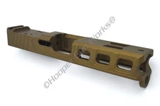 Elite Lightening Cut RMR Slide for Glock 19 G3 9mm Burnt Bronze Cerakote Finish