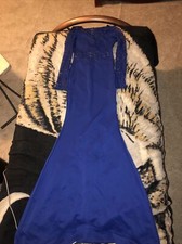 blue prom dress size medium