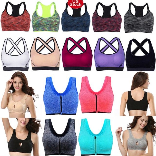 US Women Vest Shock Absorber Sport Bra Ultimate High Impact Running Fitness Bras