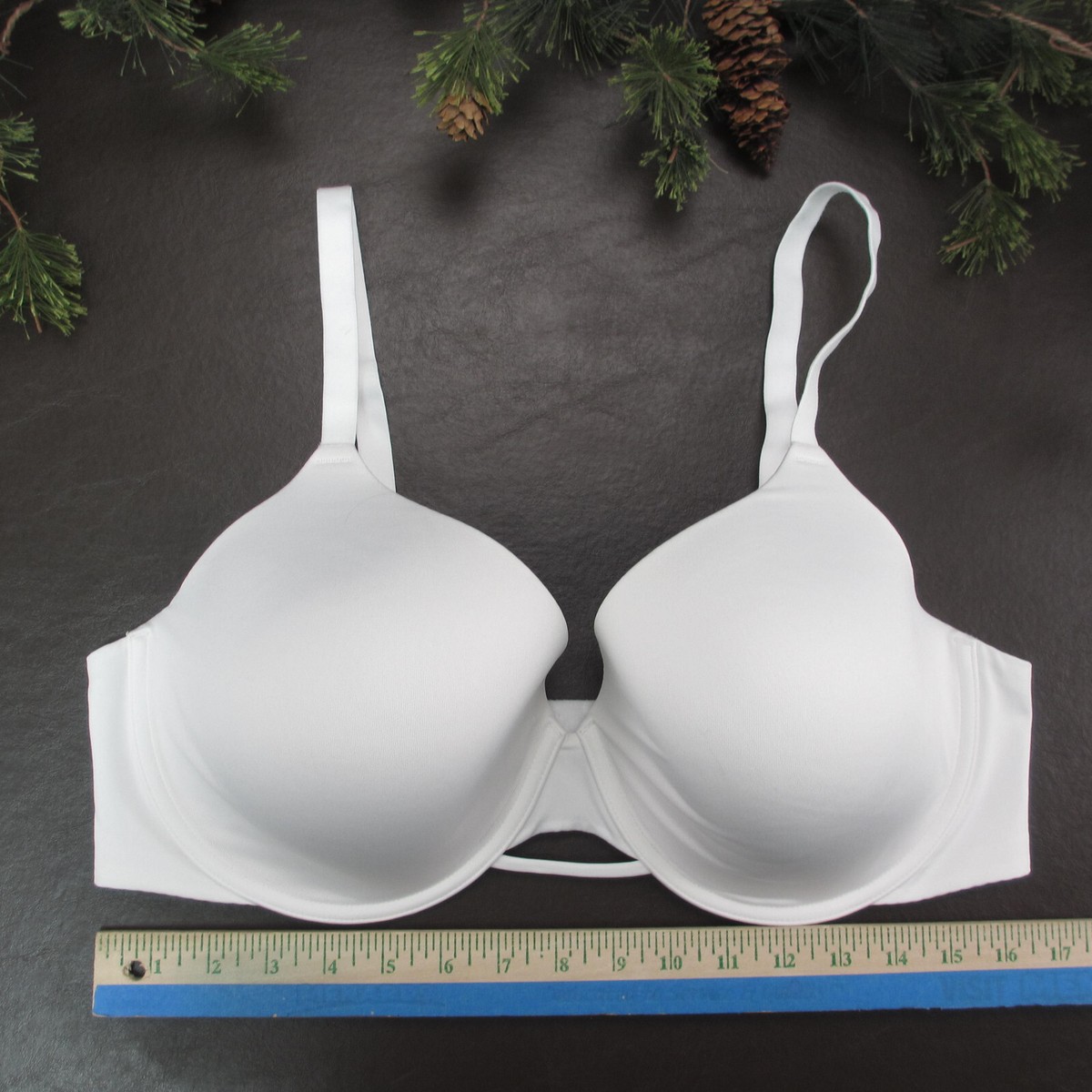 Hanes Bra Size 2XL White Padded Underwire Adjustable Clasp Back | eBay