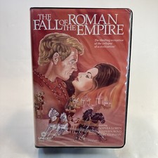 The Fall of the Roman Empire 2-VHS Tape Set Sophia Loren Christopher Plummer