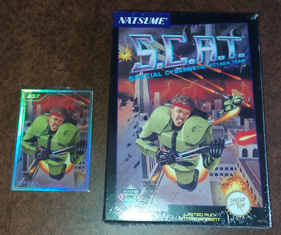 Limited Run Games S.C.A.T. SCAT Nintendo NES Spiel Grün Cart & Card Natsume 2021