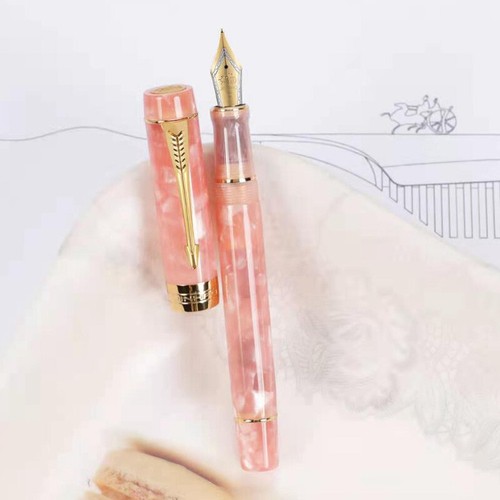 1xJinhao 100 Centennial Acrylic Fountain Pen Fine 0.5mm Nib Converter Writing #s - Picture 21 of 30
