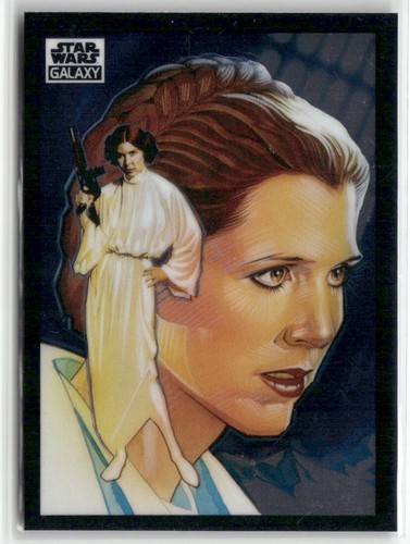 Princess Leia Organa Starwars Topps Chrome Galaxy 2022 Base Card #35 - Bild 1 von 2