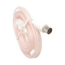 VHF FM DAB Radio Indoor Aerial Antenna Coax Coaxial Free Adaptor