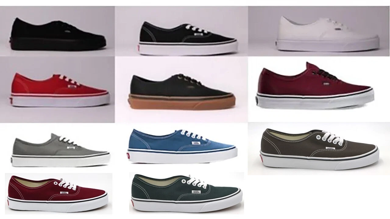 Vans nuove autentiche scarpe classiche unisex tela