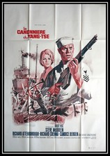 THE SAND PEBBLES - Steve McQueen - Original French Movie Poster 47x63 in.