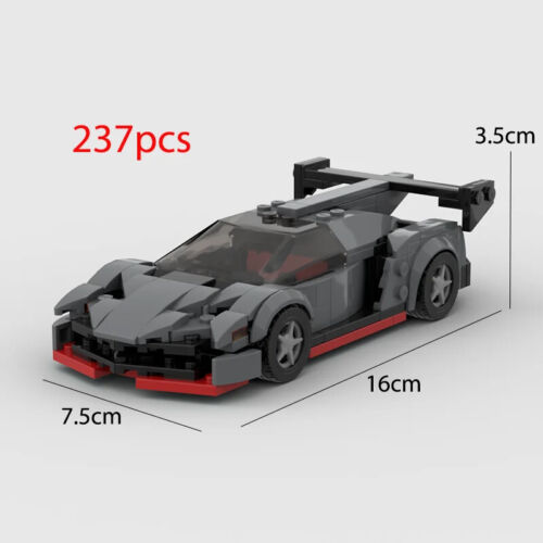 MOC Speed City Car Champion Racer Classic Supercar Bausteine Brick Racing - Bild 15 von 652