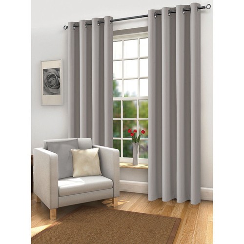 Thermal Blackout Curtains Ready Made Eyelet Ring Top Tie Backs CLEARANCE PRICES - Picture 17 of 40