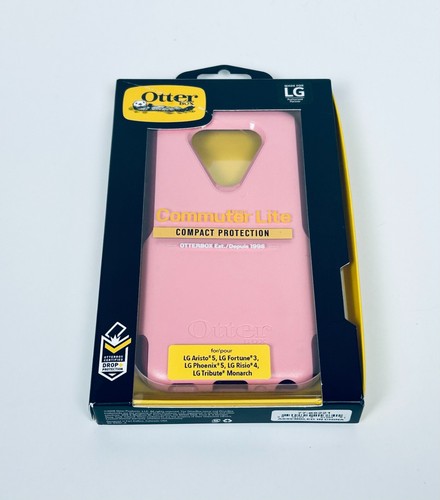 OTTERBOX COMMUTER LITE LG ARISTO 5 CHOOSE BLACK OR PINK PHONE CASE COVER NIB USA - Picture 7 of 18