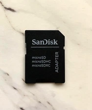 SanDisk Adapter Micro SD Card SD SDHC SDXC TF Memory Card Adapter