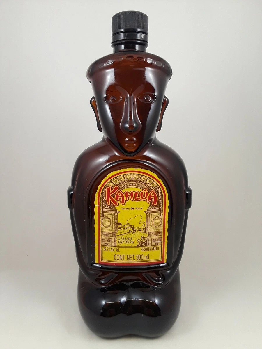 Vtg Collectible Aztec Kahlua Liquor EMPTY Brown Heritage Ed. Bottle - 980  ML- 02 | eBay