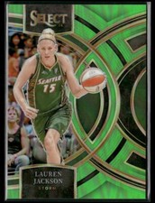 2024 Panini Select WNBA #133 Lauren Jackson Neon Green Premier Prizm /75