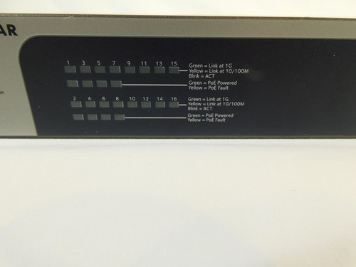 Netgear JGS516PE 16-Port Gigabit Ethernet Plus Switch with 8 Ports PoE - Picture 3 of 9